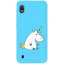 Чохол-накладка Toto Matt TPU 2 mm Print Case Samsung Galaxy A10 #1 Unicorn Circle Sky Blue