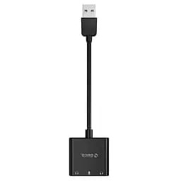 Наружная звуковая карта USB ORICO SKT3-BK-BP
