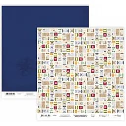 Бумага для скрапбукинга "Make your journey" 1 двухсторонняя 30.48х30.48см 200г/м² Rosa Talent