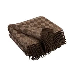 Плед Love You ЕКО-вовна 140x200 см коричневий пісок 4480