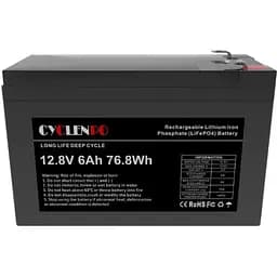 Акумулятор Cyclen 12.8V 6AH LiFePo4 - мініатюра 5