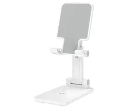Подставка для телефона, смартфона, Folding desktop phone stand Белая