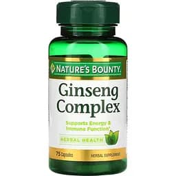 Комплекс женьшеню Nature's Bounty Ginseng Complex 75 капсул