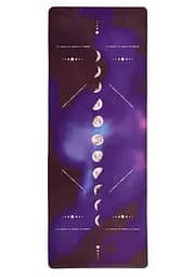 Коврик для йоги EasyFit BlueMoon (замша-каучук) фиолетовый