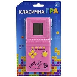 Детская интерактивная игрушка Bambi «Классическая игра Тетрис» 725-60(Pink) розовый