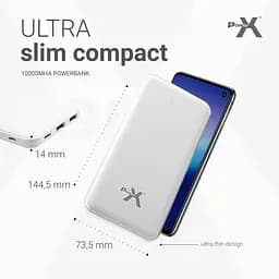 Зовнішній акумулятор Voltronic Power X K521 10000mAh білий - мініатюра 3