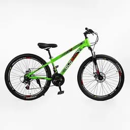 Спортивный велосипед Corso Global GL-26097 26" стальная рама, Saiguan 21 скорость