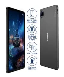 Планшет Sigma Tab A1035 "Max", Dark Grey, 4G, 10.95" (1920x1200, IPS), MediaTek Helio G80 (8 ядер), Mali-G52 MP2, 8Gb, 128Gb, microSD (до 1Tb), 5Mp + 2Mp, WiFi 5, Bluetooth 5.0, 2 x nanoSIM, GPS, Type-C, 6000 mAh, Android 15 - мініатюра 2