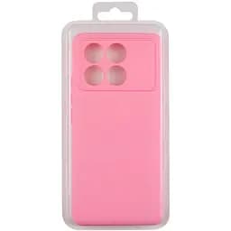 Чохол Lakshmi Silicone Cover Full Camera (A) для Xiaomi Poco X6 Pro Рожевий / Pink - мініатюра 6