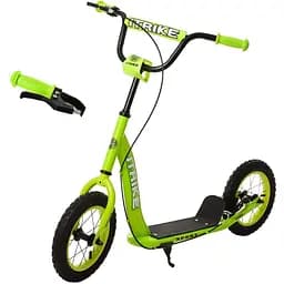 Самокат iTrike городской подростковый 28х11х73-85 см Зеленый 000223128