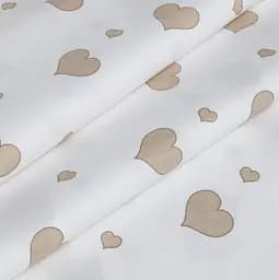 Комплект постільної білизни Cosas Sand hearts CS1 Підлітковий бежевий (SandHearts_El90-109Meditative_155) - мініатюра 12