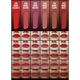 Матова помада для губ Maybelline New York Color Sensational Ultimatte, відтінок 699 (More Buff), 2 г (B3340400) - мініатюра 6