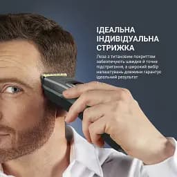 Машинка для стрижки Rowenta Advancer темно-зелений (TN5224E0) - мініатюра 6