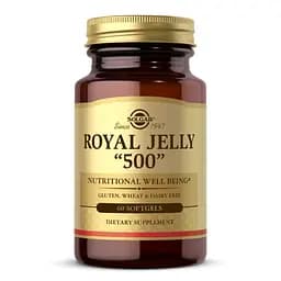 Натуральна добавка Solgar Royal Jelly 500, 60 капсул