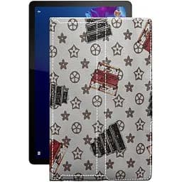Чохол StatusCASE з екошкіри для планшету Lenovo Tab P11 Pro Луі-Вітон-білий