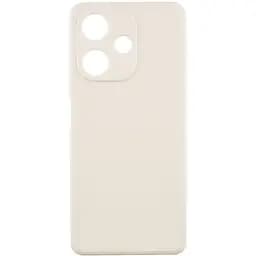 Силиконовый чехол Candy Full Camera для Infinix Hot 30 Бежевый / Antique White