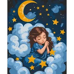 Картина за номерами "Спляче янголятко" Art Craft 15589-AC 40х50 см