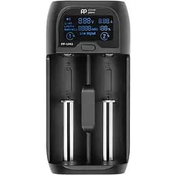 Зарядний пристрій для акумуляторів PowerPlant PP-UM2 (Ni-Mh, Ni-Cd, Li-ion, LiFePO4 / input DC 5V/2A) (AA620180)