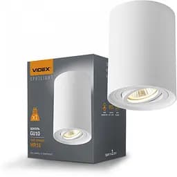Світильник Videx під лампу GU10 накладний Білий VL-SPF13A-W