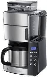 Кофеварка капельная Grind and Brew 1л молотая серебристо-черный Russell Hobbs teh0026160
