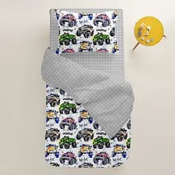Набір наволочок Cosas Brave cars 40х60 см сірий (SetPillow_BraveCars_40х60) - мініатюра 4
