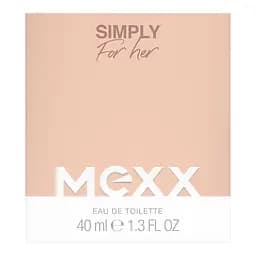 Туалетна вода для жінок Mexx Simply for Her 40 мл - мініатюра 3