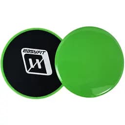 Диски для глайдинга EasyFit зеленые (пара) (EF-1425-GN)