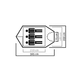 Намет Salewa Sierra Leone 3 Сірий - мініатюра 3