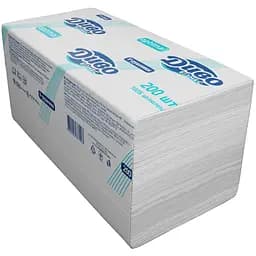 Уцінка. Паперові рушники Диво Бізнес Optimal, двошарові, 200 шт.  