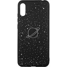 Чохол-накладка Toto Cartoon Soft Silicone TPU Case HuAwei Y6 Pro 2019 Saturn Black