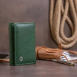 Горизонтальне портмоне зі шкіри унісекс на магніті ST Leather 12х7.5х2.5 см acs0029678 - мініатюра 8