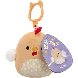 М'яка іграшка на кліпсі Squishmallows Півник Руті 9 см (SQCP00465) - мініатюра 2