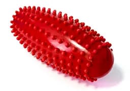 Массажный ролик Almond EasyFit овальный з шипами красный (EF-1071-R)