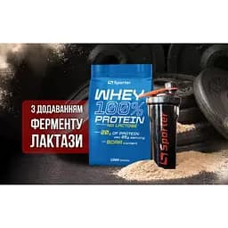 Протеїн Sporter Whey 100% Protein Lactose Free Vanilla cироватковий 1 кг - мініатюра 4