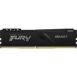 Модуль пам'яті Kingston Fury Beast DDR4 16GB 3200MHz Black (KF432C16BB1/16)