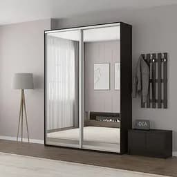 Шафа-купе Idea серія 9 180 x 60 x 210 см Венге темний Дзеркало