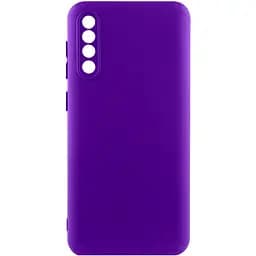 Чехол TPU Getman Liquid Silk Full Camera для Samsung Galaxy A50 (A505F) / A50s / A30s Фиолетовый / Ultra Violet
