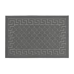 Килимок придверний Eco Fabric Луска без кромки сірий 40 х 60 см (4060-002) - мініатюра 3