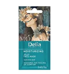 Маска для лица увлажняющая желейная Delia, 8 мл