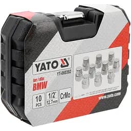 Набір головок Yato для колісних гайок BMW 1/2" 10 шт. (YT-060392) - мініатюра 5