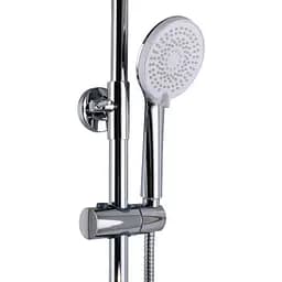 Душова система TOPAZ LOFT TLF 32102-H75-C хромована настінна для ванної з верхньою та ручною лійкою - мініатюра 2