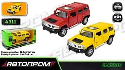 
Машинка металева Hummer 1:43 АВТОПРОМ двері 4311 - мініатюра 6