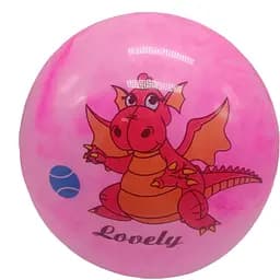 М'ячик дитячий гумовий Bambi Динозавр 60 г рожевий (RB2201(Pink))