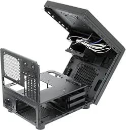 Корпус Chieftec GAMING CUBE CI-01B-OP mATX, без БЖ, Black (CI-01B-OP) - мініатюра 2