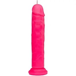 Свеча Love Flame - Dildo Roma Pink Fluor, CPS03-Pink