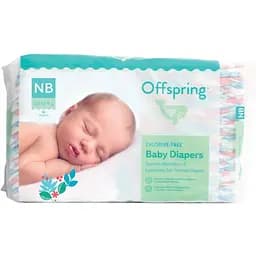 Подгузники Offspring Wondermelon NB (до 4 кг) 56 шт. (DP-OI-FAT-NB56P-WML)