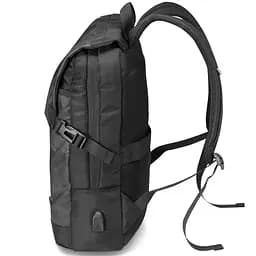 Рюкзак міський Semi Line USB 15 Black (L2007), Чорний - мініатюра 8