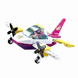 Конструктор Sluban M38-B0921 Літак із фігуркою — набір із деталей для складання та гри, різнокольоровий