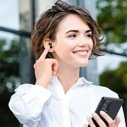 Навушники Baseus Encok WM01 чорні блютуз 5.3 стерео в кейсі - мініатюра 8