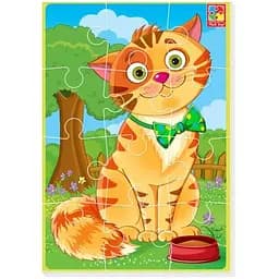 М'які пазли Vladi Toys Малюк зможе Кіт 12 елементів (VT1103-91)
